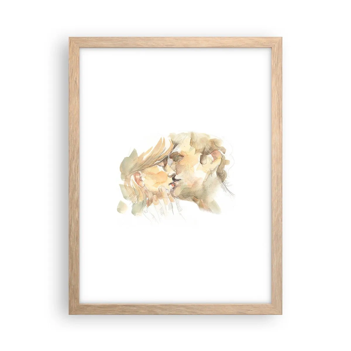 Plakat w ramie jasny dąb - Odnaleziona połowa? - 30x40 cm