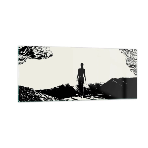 Obraz na szkle - Nowe spojrzenie - 100x40 cm