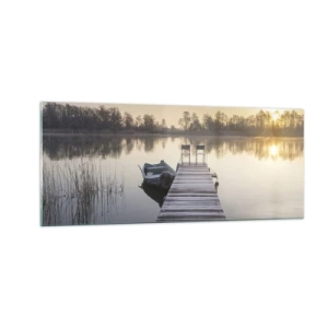 Obraz na szkle - Wrócę za jakiś czas - 100x40 cm