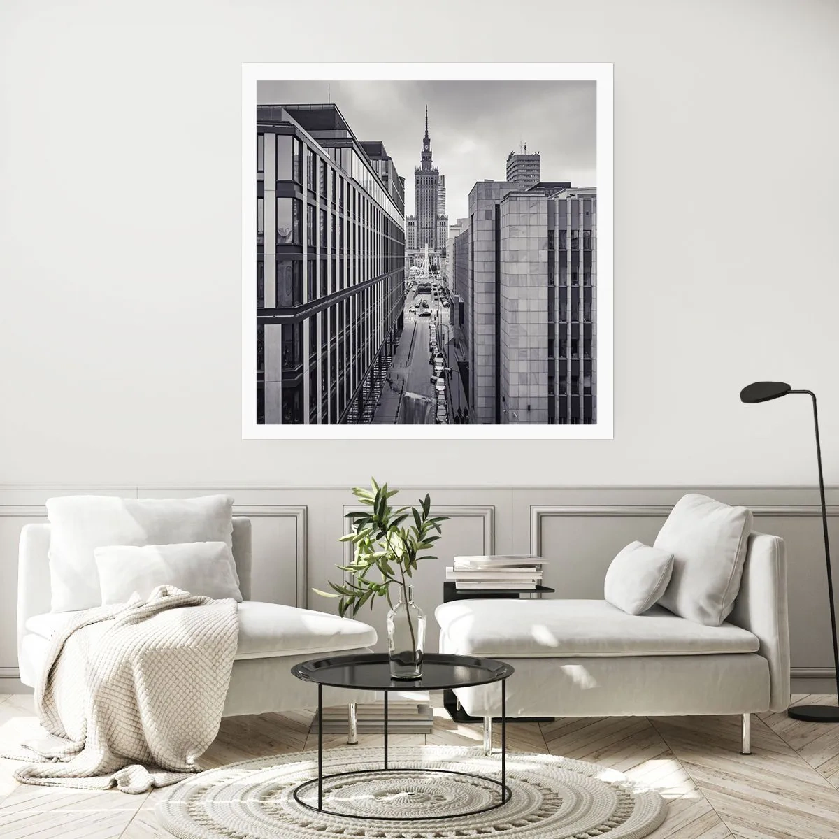 Plakat - Warszawska dolina - 60x60 cm