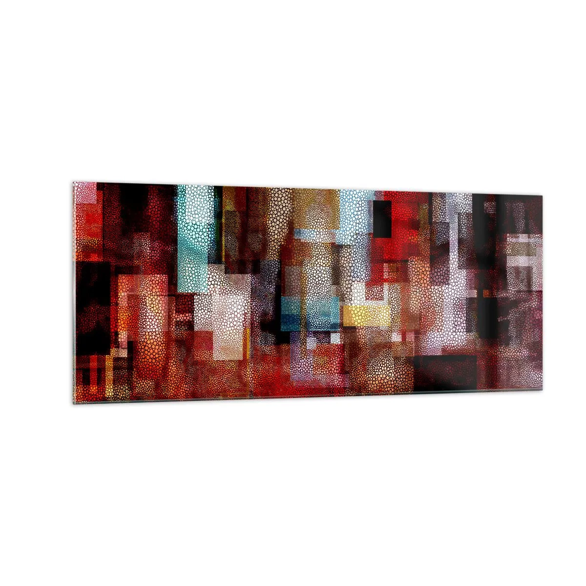Obraz na szkle - Pomieszanie z poplątaniem - 100x40 cm