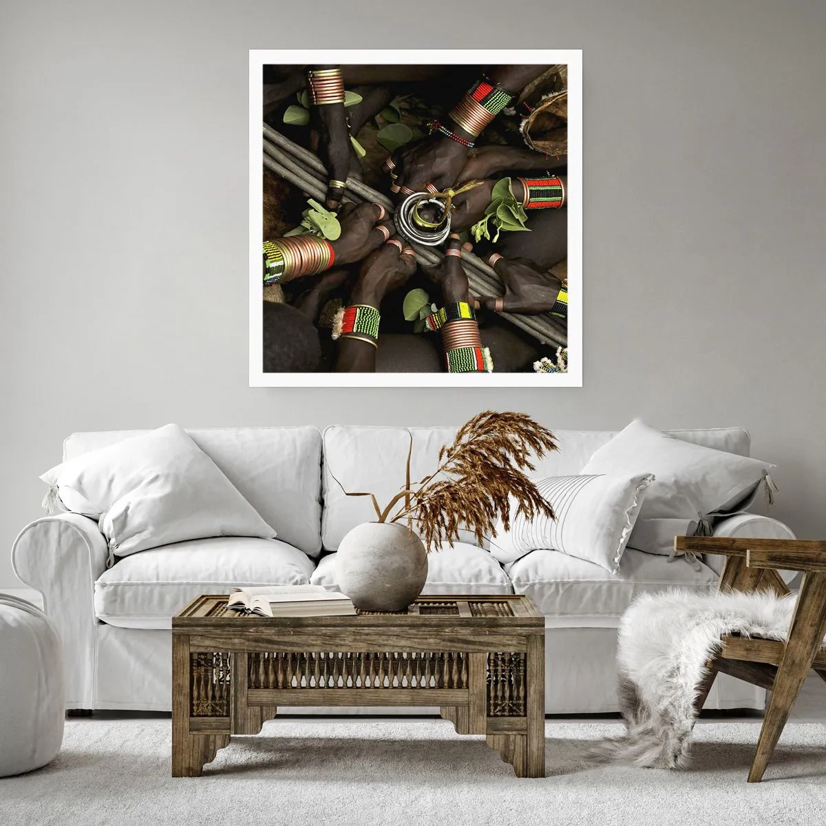 Plakat - Jesteśmy razem - 60x60 cm