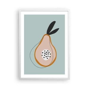 Plakat w białej ramie - Przeniknąć w naturę rzeczy - 50x70 cm