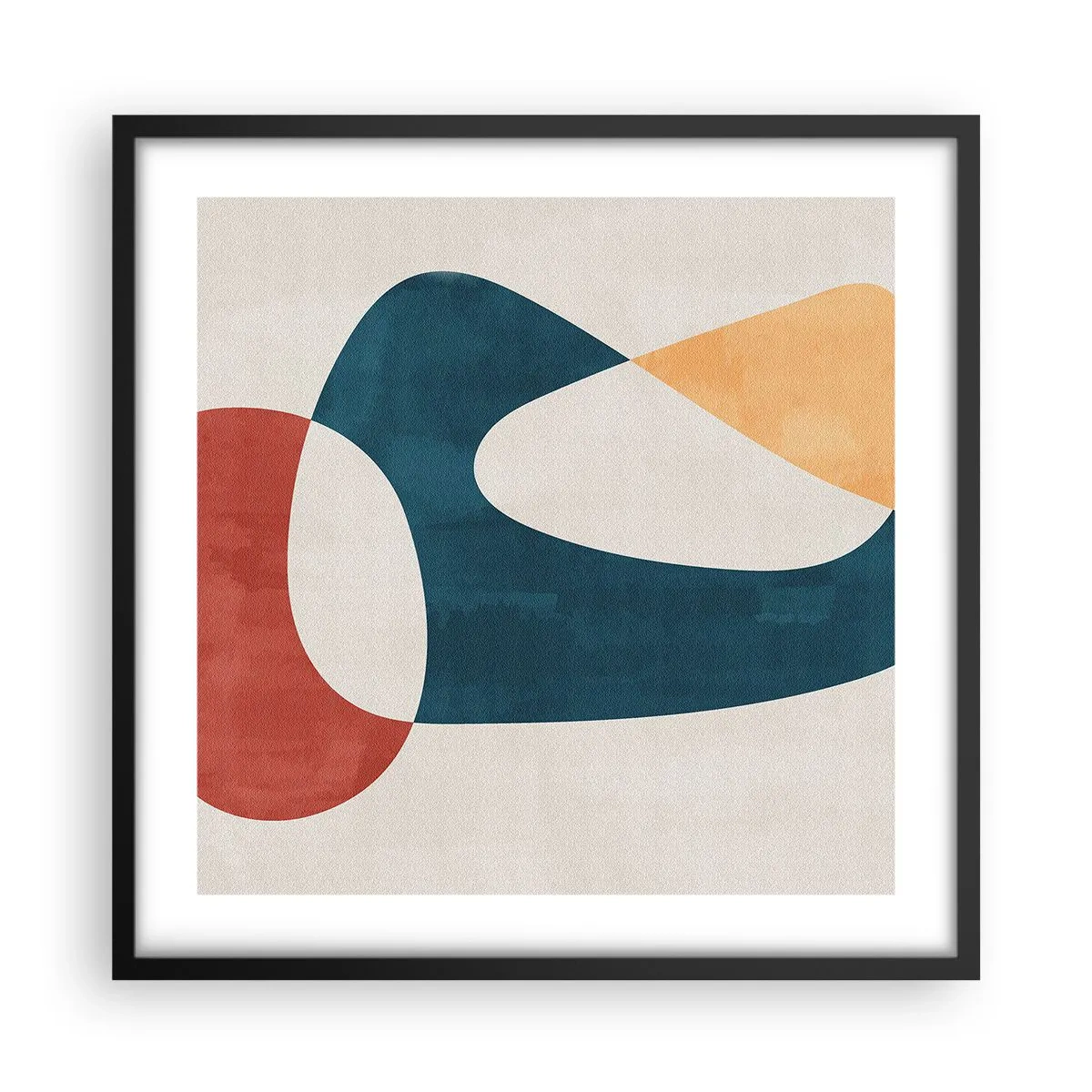 Plakat w czarnej ramie - Wpływy i metamorfozy - 50x50 cm