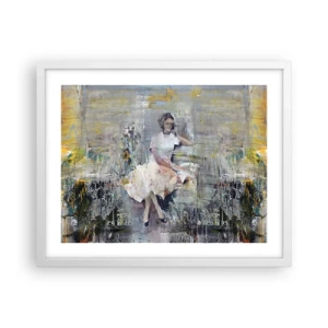 Plakat w białej ramie - Klasyczna i nowoczesna - 50x40 cm