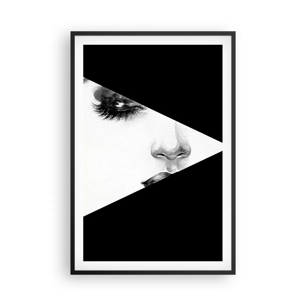 Plakat w czarnej ramie - Zawsze nieodkryta - 61x91 cm