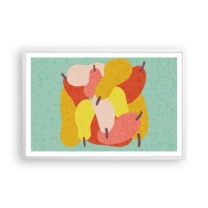 Plakat w białej ramie - Spróbuj letniego słońca - 91x61 cm