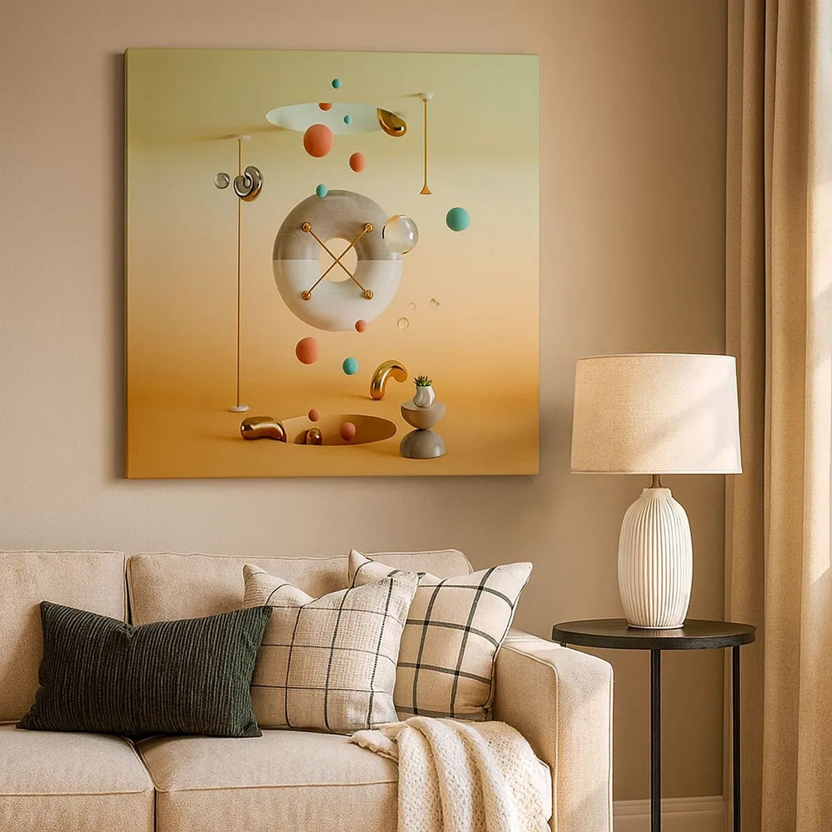 Obraz na płótnie - Wszystko się zdarzyć może - 30x30 cm