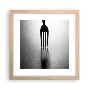 Plakat w ramie jasny dąb - Światło i cień - 30x30 cm