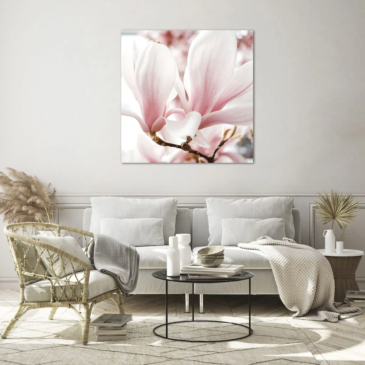 Obraz na szkle - Bezmiar czułości - 30x30 cm