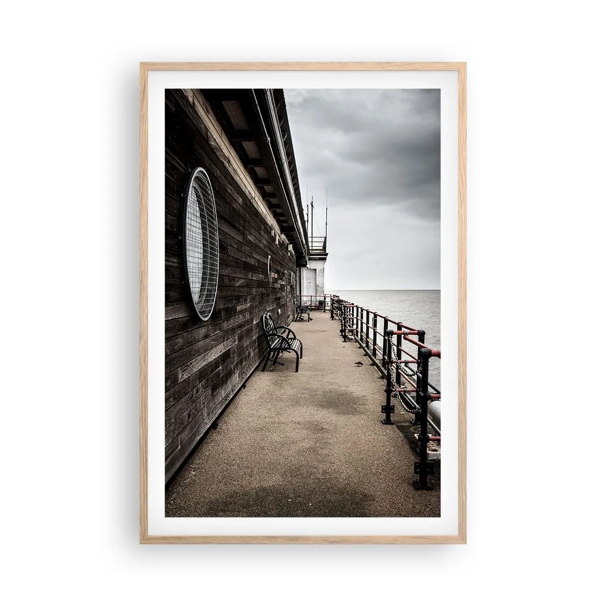 Plakat w ramie jasny dąb - Czas zatrzymany - 61x91 cm