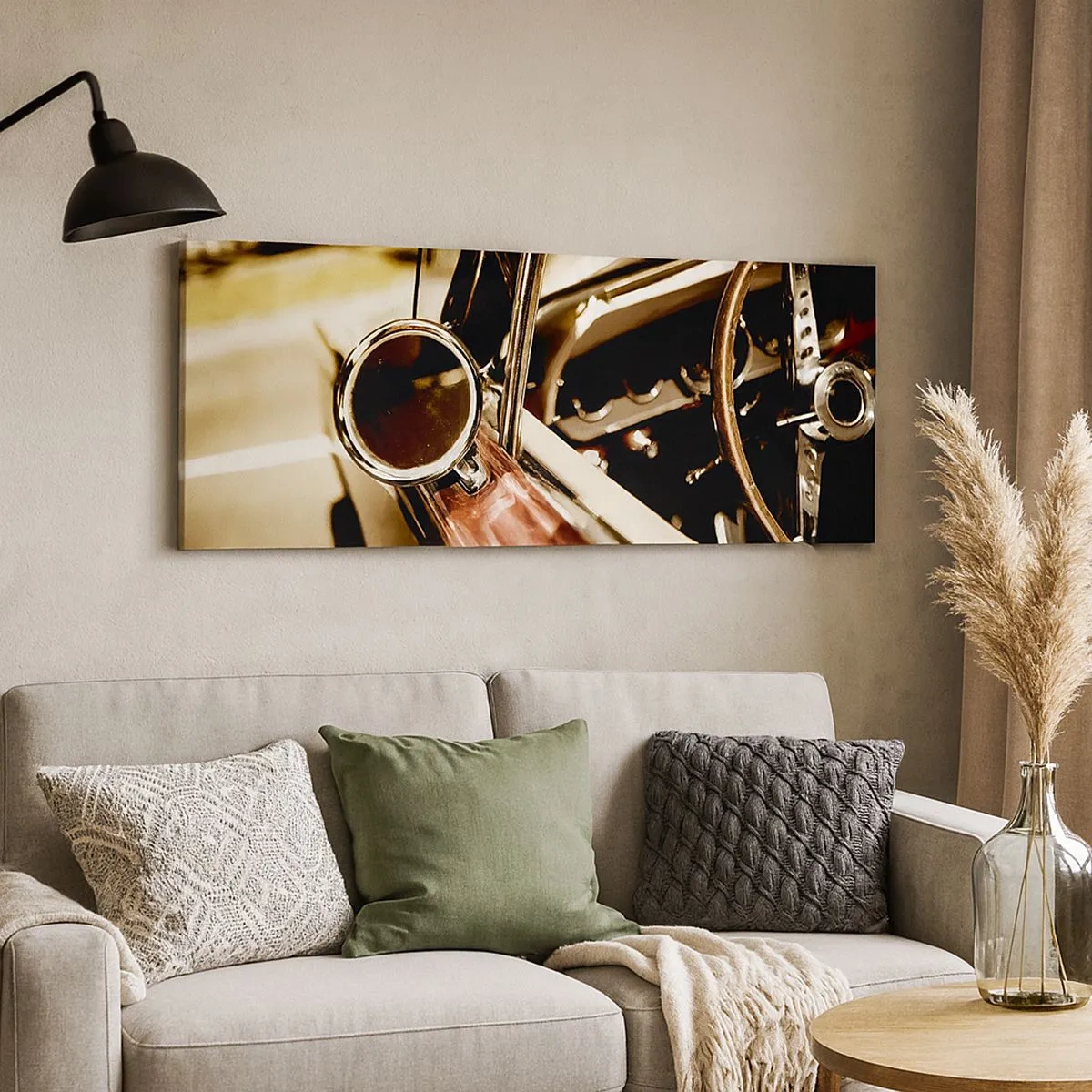 Obraz na płótnie - Auto z duszą - 100x40 cm