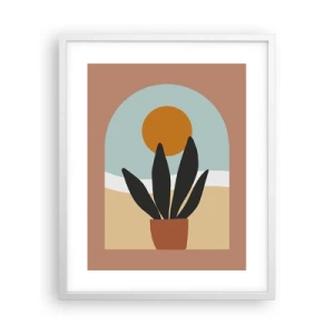 Plakat w białej ramie - Drobne radości - 40x50 cm