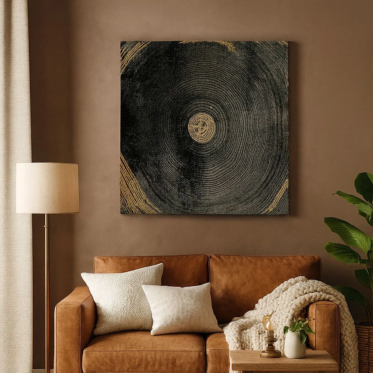 Obraz na płótnie - Zmiana i trwanie - 30x30 cm