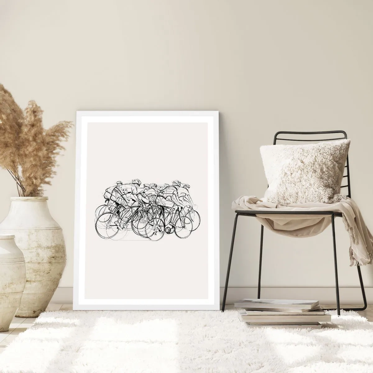 Plakat w białej ramie - Wespół w zespół - 70x100 cm