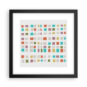 Plakat w czarnej ramie - Nieznana gra - 30x30 cm