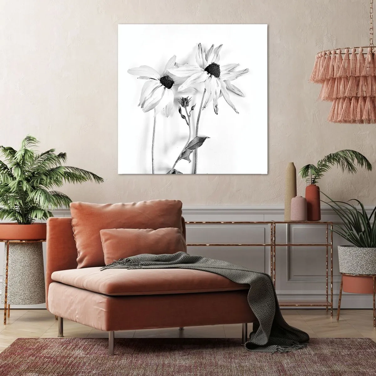 Obraz na płótnie - Nikt nie chce być sam - 70x70 cm