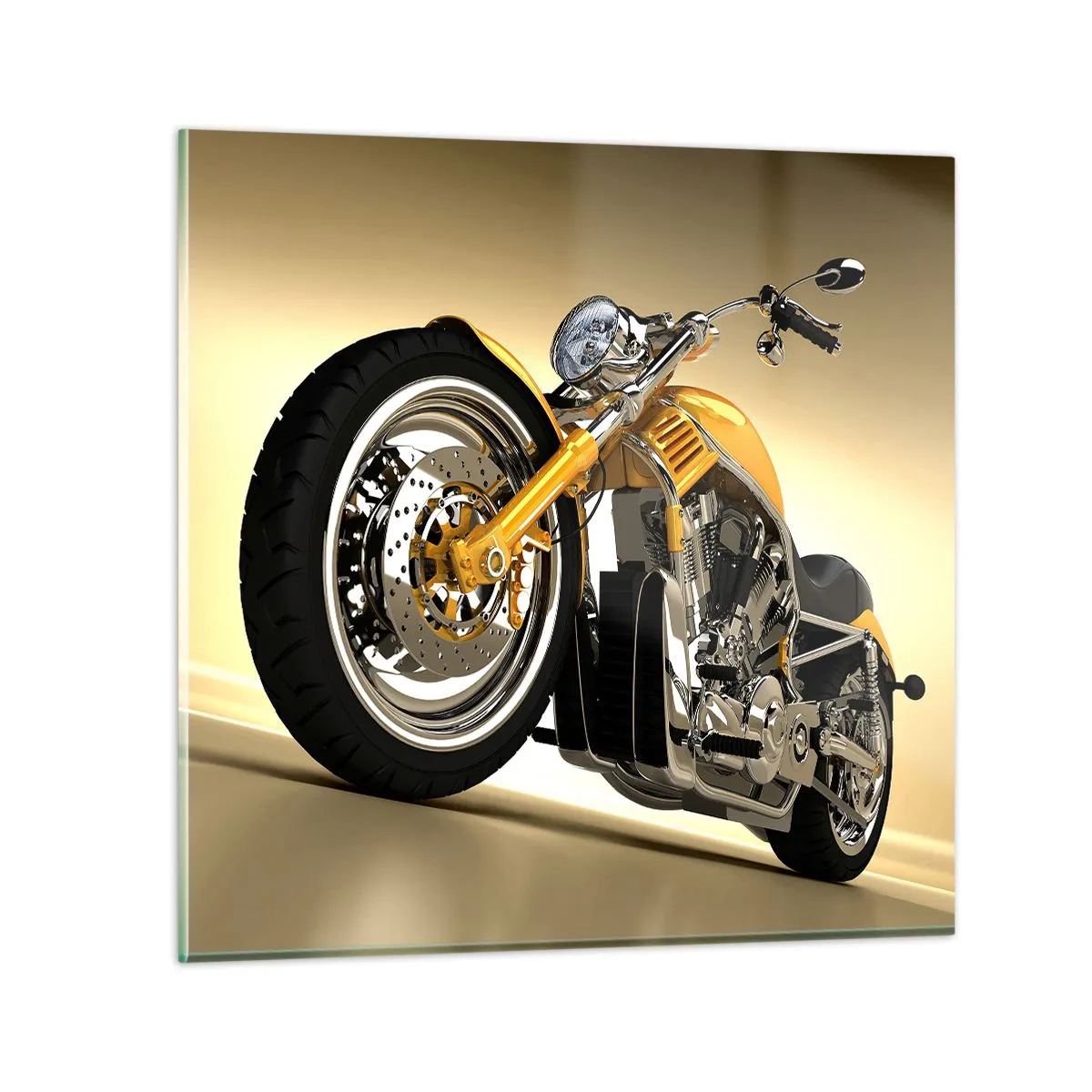 Obraz na szkle - Marzenie o sile i prędkości - 50x50 cm