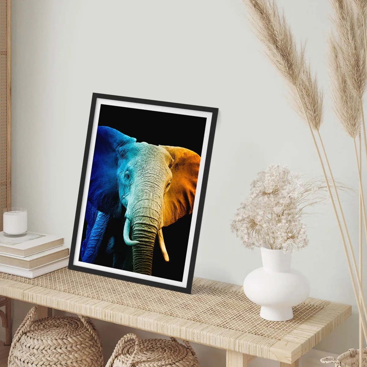 Plakat w czarnej ramie - Ekscentryk, nie dziwak - 30x40 cm