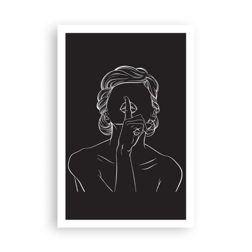 Plakat - Piękno rozkwita w ciszy - 61x91 cm