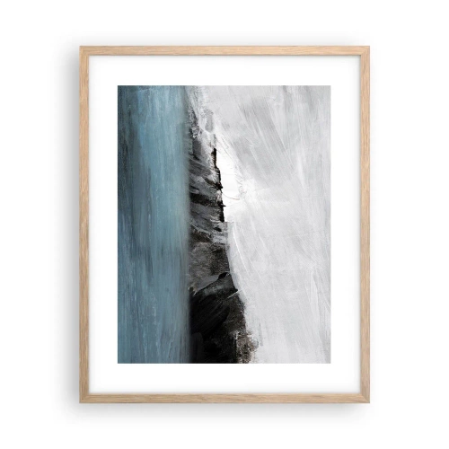 Plakat w ramie jasny dąb - Woda – ziemia: starcie żywiołów - 40x50 cm