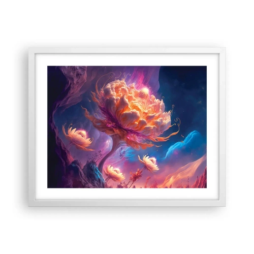 Plakat w białej ramie - Inny świat - 50x40 cm