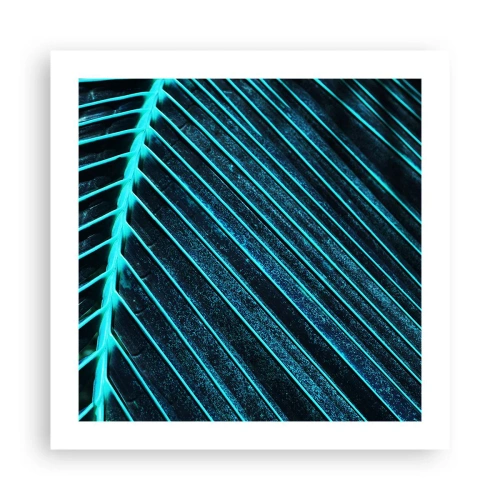 Plakat - Faktura zieleni - 50x50 cm