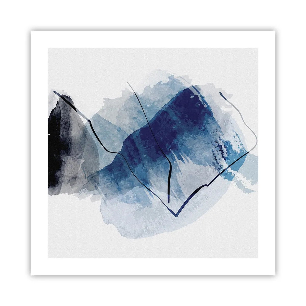 Plakat - Lodowa góra - 50x50 cm
