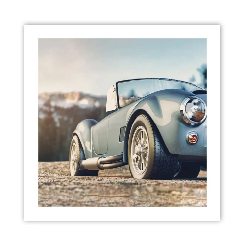 Plakat - Bo liczy się styl - 50x50 cm