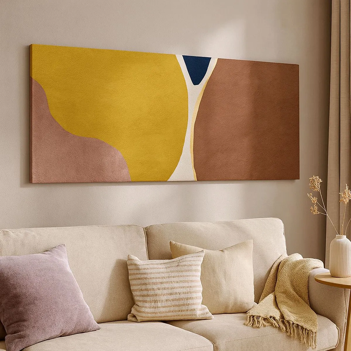 Obraz na płótnie - Abstrakcja – miejsce w przestrzeni - 100x40 cm