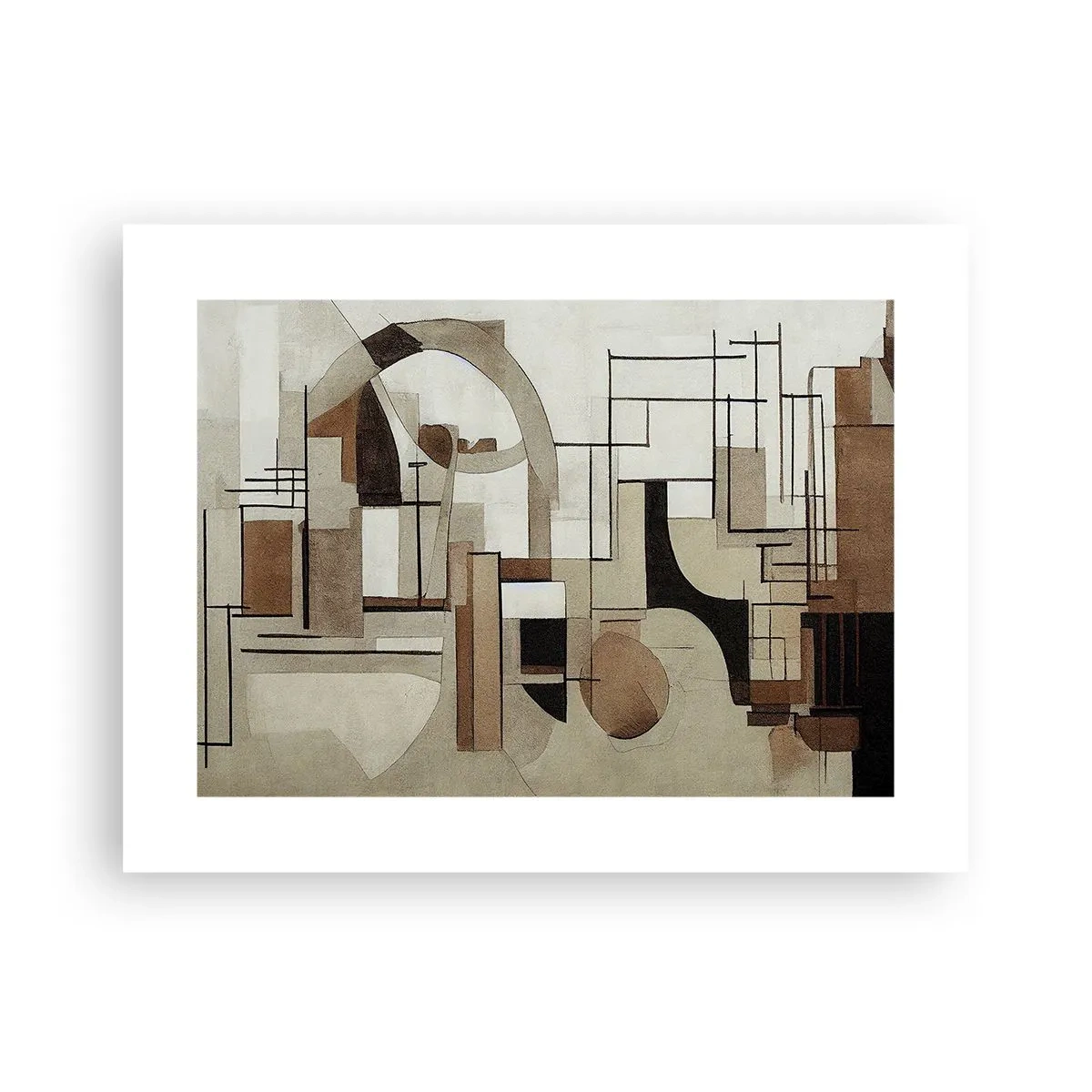 Plakat - Pejzaż miejski 2.0 - 40x30 cm