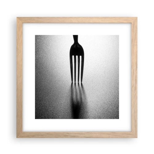 Plakat w ramie jasny dąb - Światło i cień - 30x30 cm