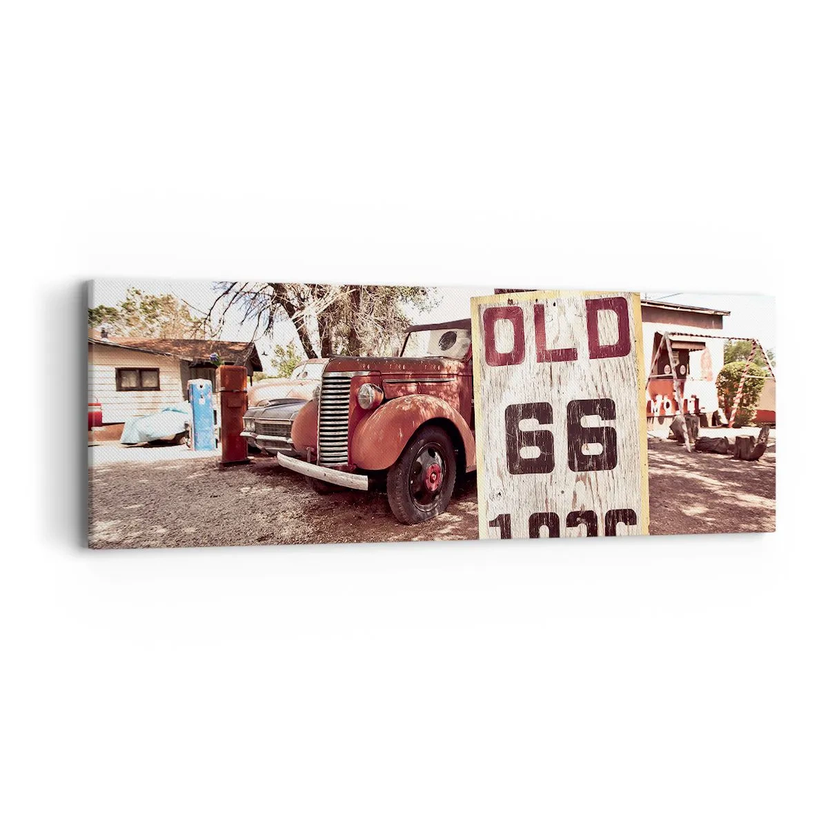 Obraz na płótnie - Legenda amerykanskiej prowincji - 90x30 cm