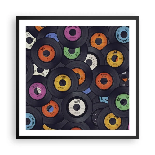 Plakat w czarnej ramie - Kolory klasyki - 60x60 cm