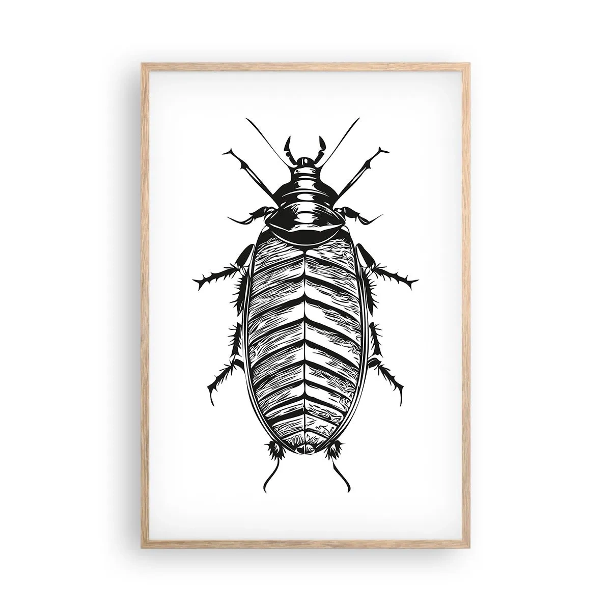 Plakat w ramie jasny dąb - Co za okaz! - 61x91 cm