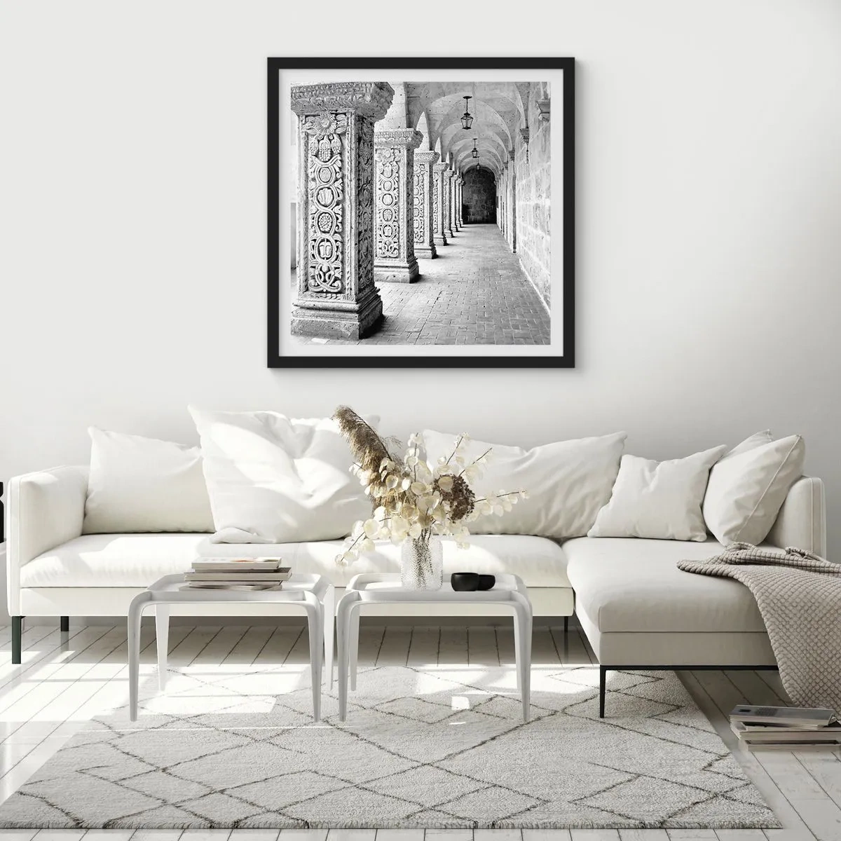 Plakat w czarnej ramie - A dokąd to…? - 60x60 cm