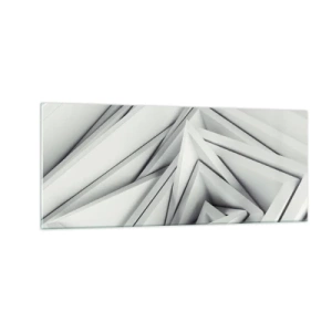 Obraz na szkle - Ostrych kątów pąkowie - 100x40 cm
