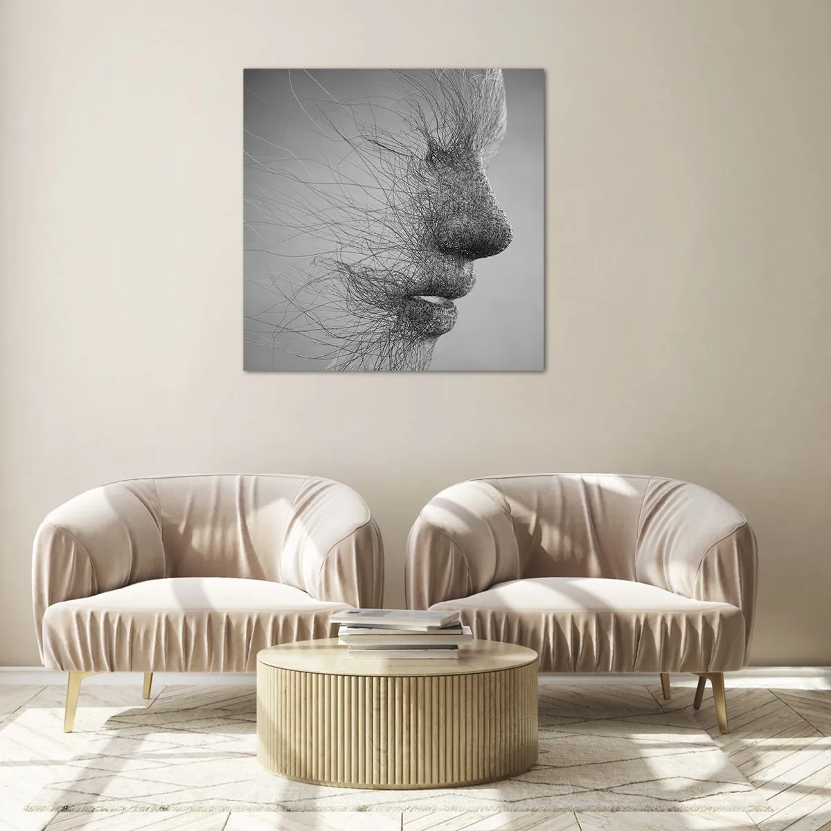 Obraz na szkle - Duch wiatru - 50x50 cm