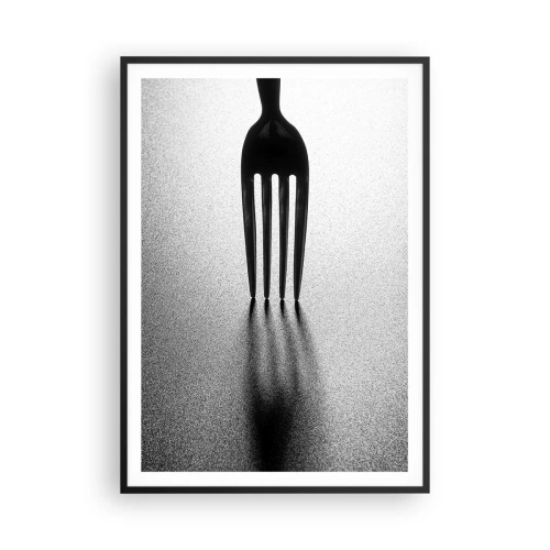Plakat w czarnej ramie - Światło i cień - 70x100 cm