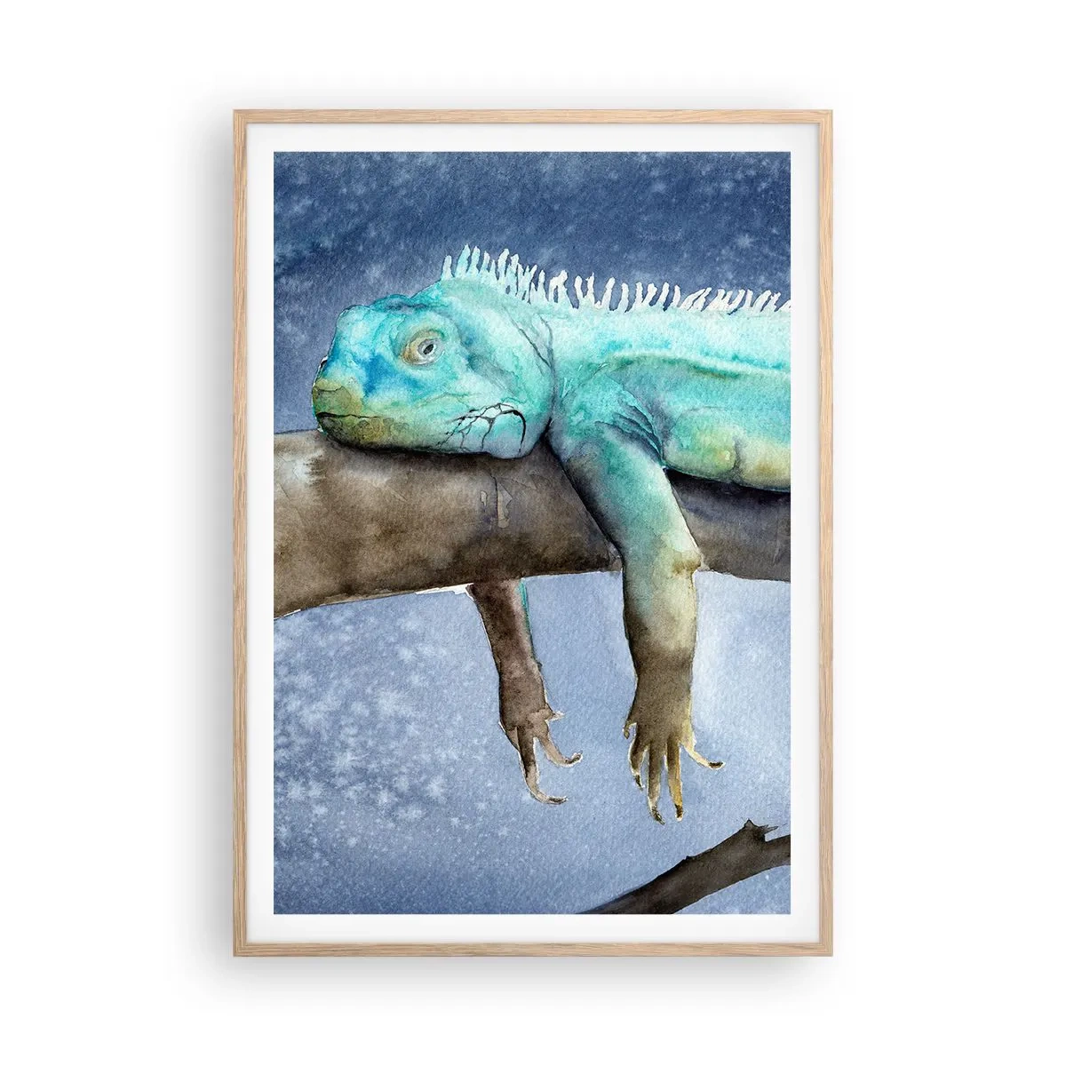 Plakat w ramie jasny dąb - Jest dobrze! - 70x100 cm