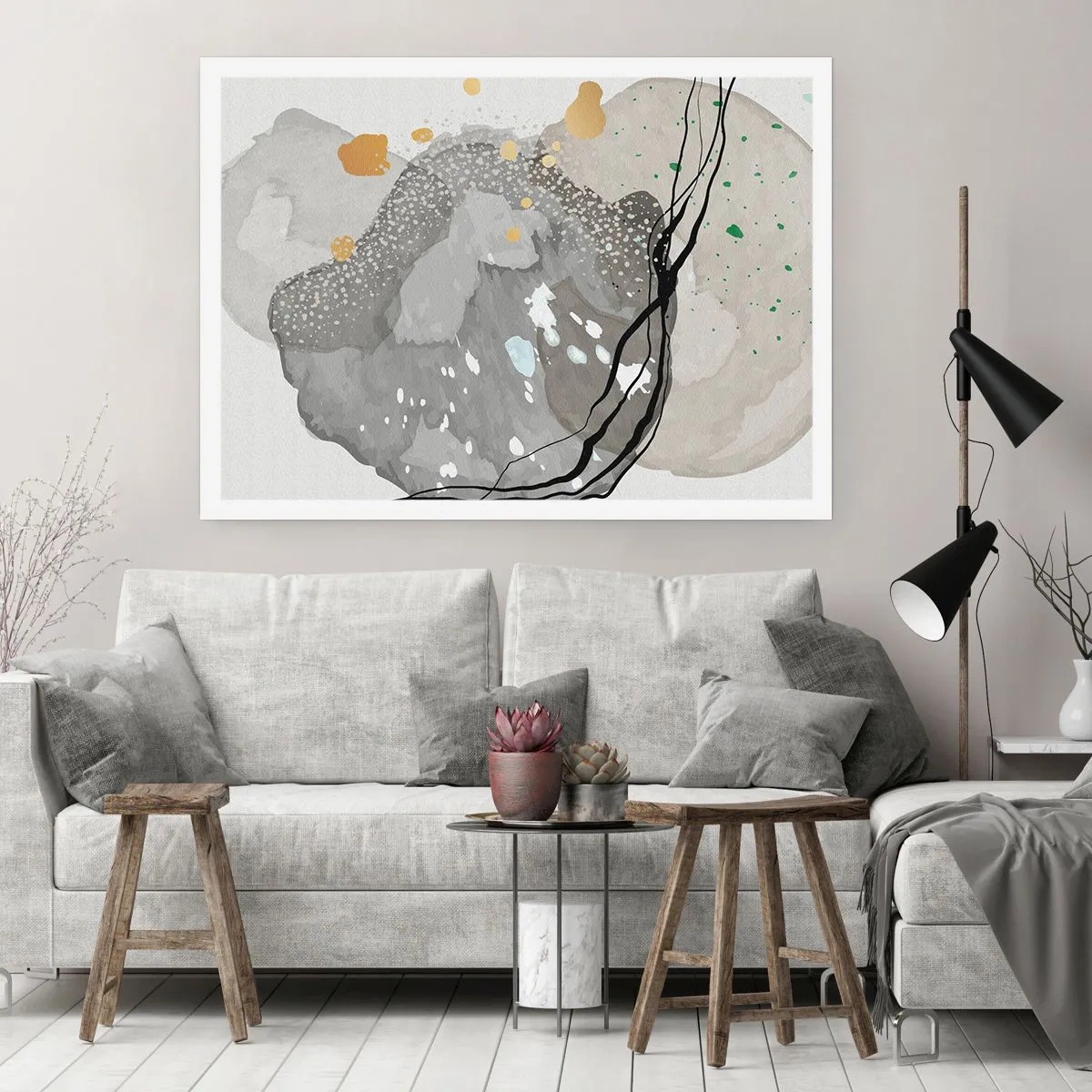 Plakat - Kompozycja organiczna - 40x30 cm