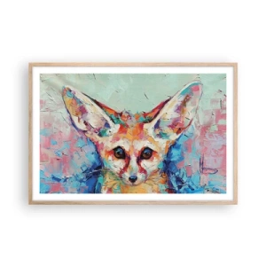 Plakat w ramie jasny dąb - Jesteście na mnie gotowi? - 91x61 cm