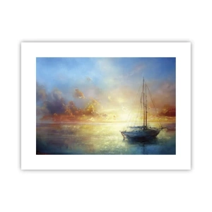 Plakat - W złotej zatoce - 40x30 cm