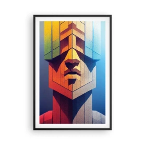 Plakat w czarnej ramie - Człowiek z zasadami - 61x91 cm