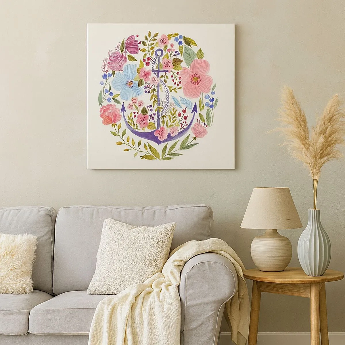 Obraz na płótnie - Dobry sen żeglarza - 30x30 cm