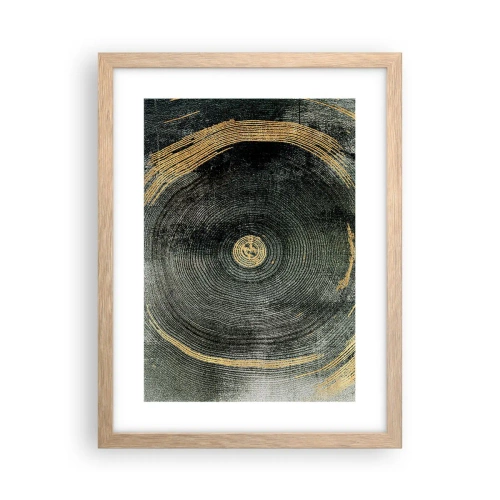 Plakat w ramie jasny dąb - Zmiana i trwanie - 30x40 cm