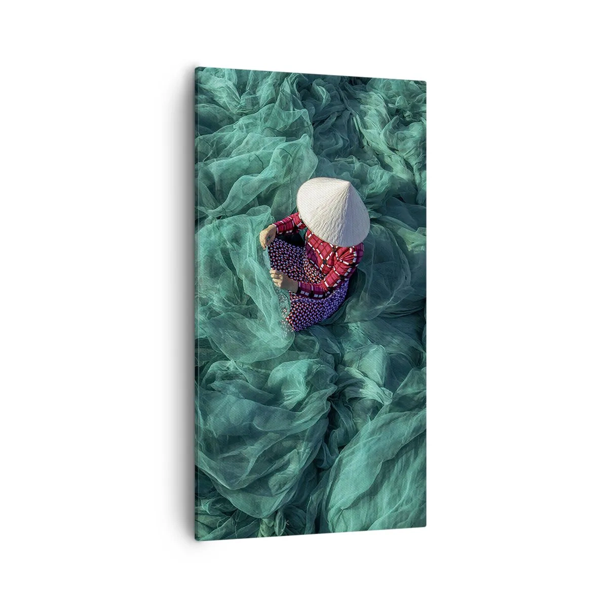 Obraz na płótnie - W morzu sieci - 55x100 cm