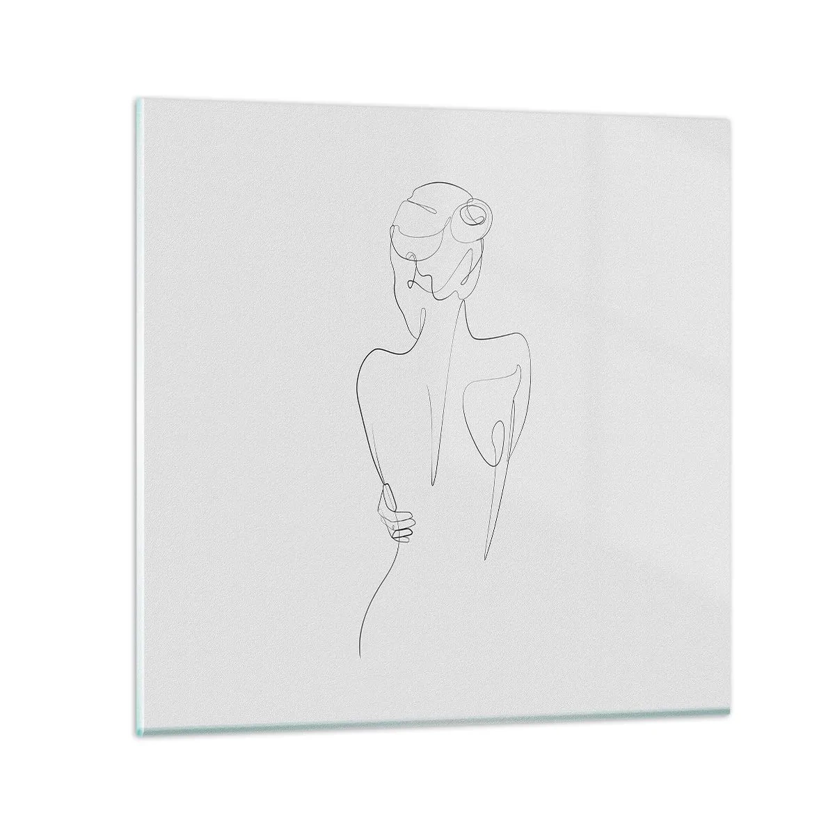 Obraz na szkle - Muzyka ciała - 40x40 cm