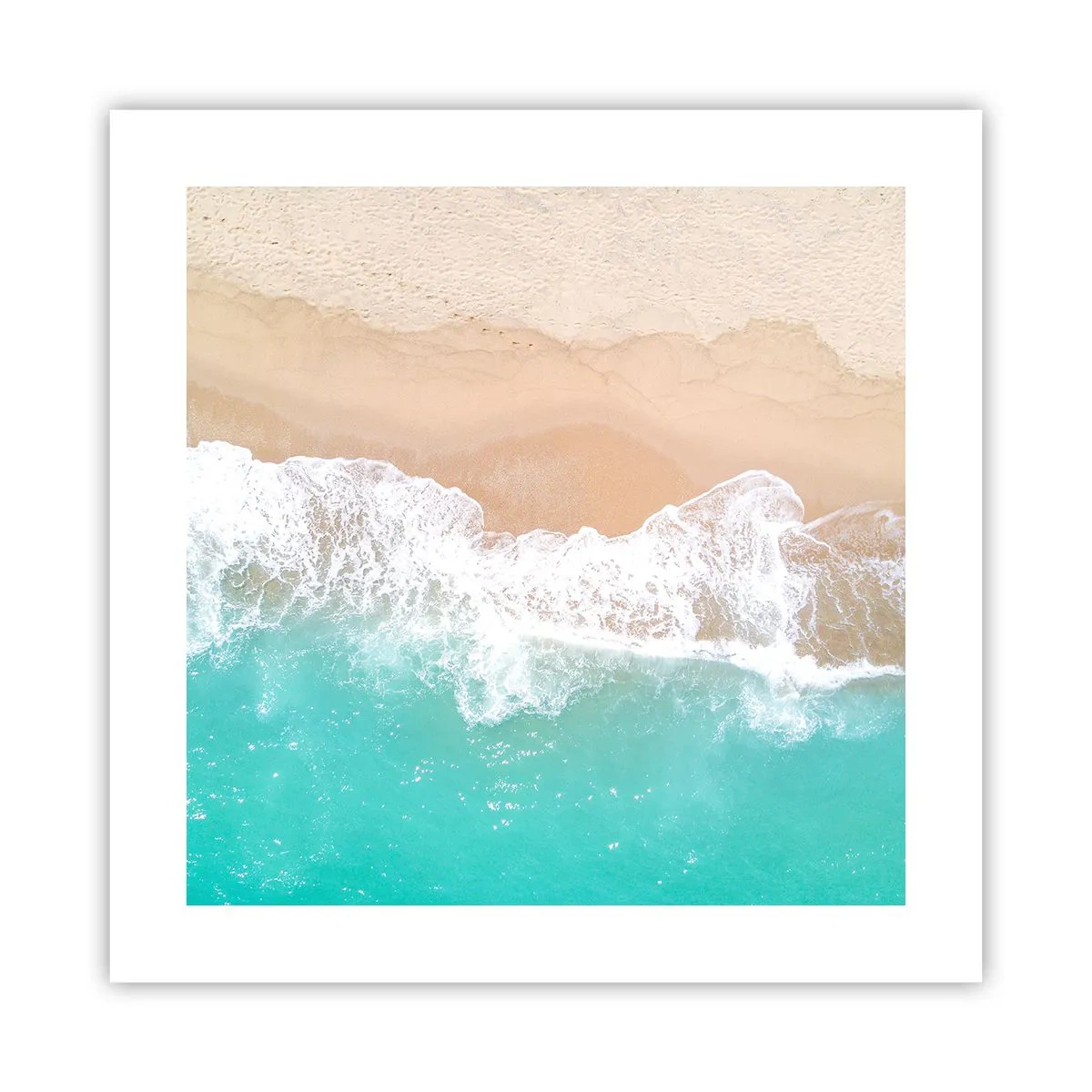 Plakat - Pieszczotliwy dotyk - 40x40 cm