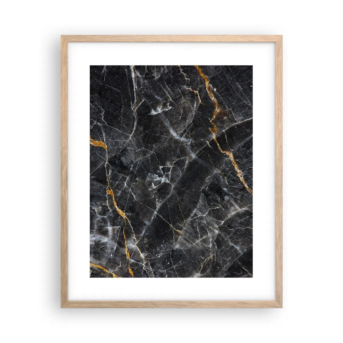 Plakat w ramie jasny dąb - Wewnętrzne życie kamienia - 40x50 cm